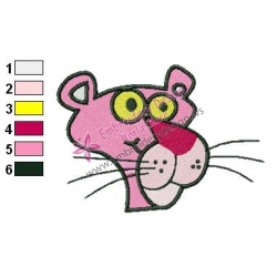 Free Pink Panther Embroidery Design